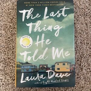 Hardcover The Last Thing He Told Me mystery book